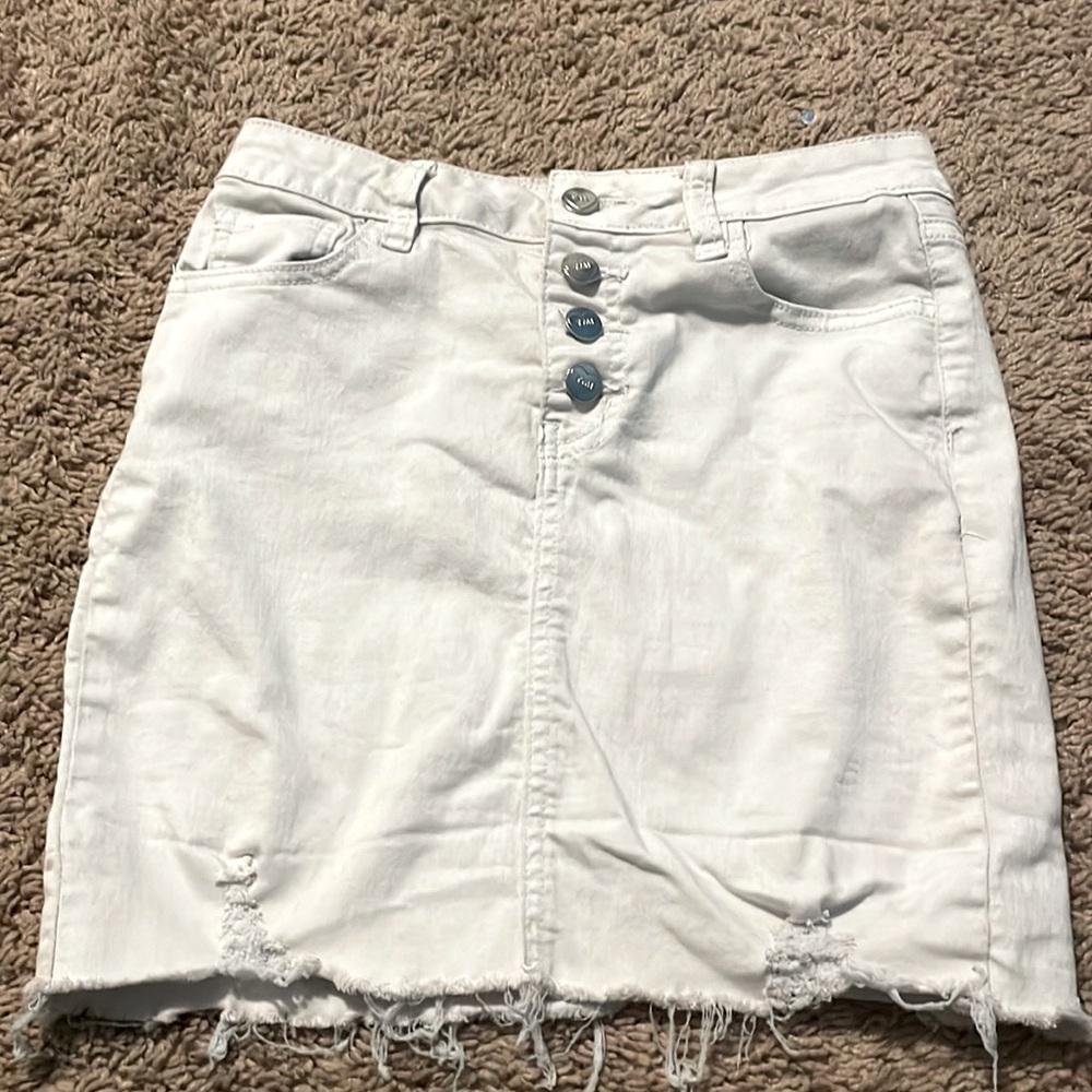 White skirt